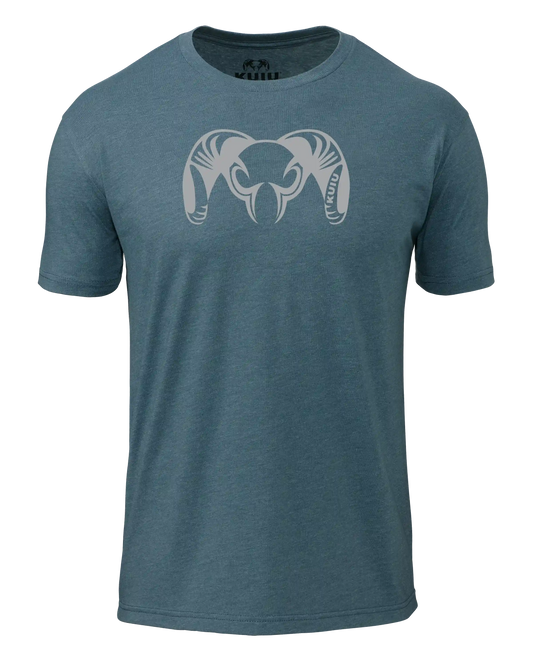 KUIU Engraved Ram T-Shirt | Indigo