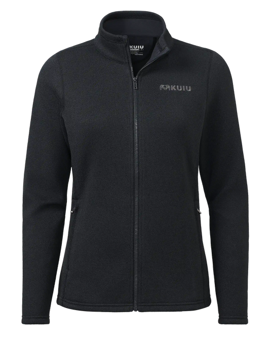 Women's Base Camp Full Zip Sweater | Black