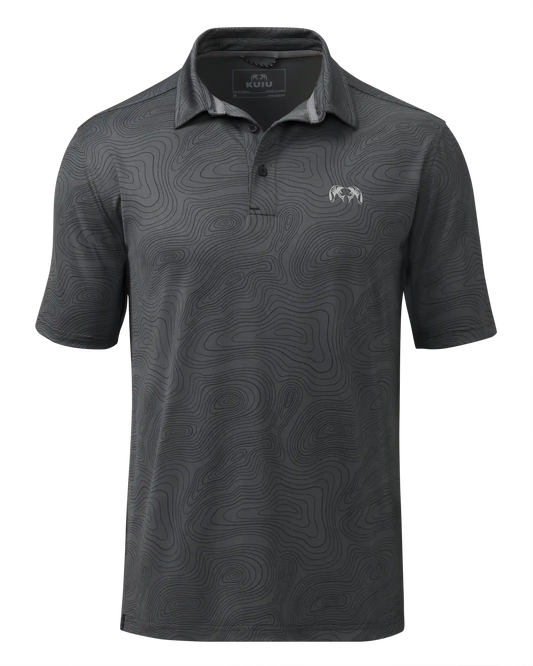 KUIU Performance Polo Topo | Gunmetal Topo