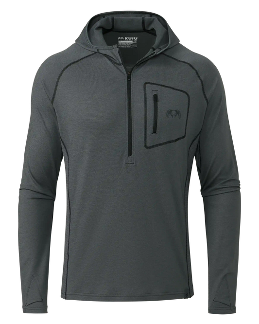 ULTRA Merino 145 Zip-T Hunting Hoodie | Gunmetal