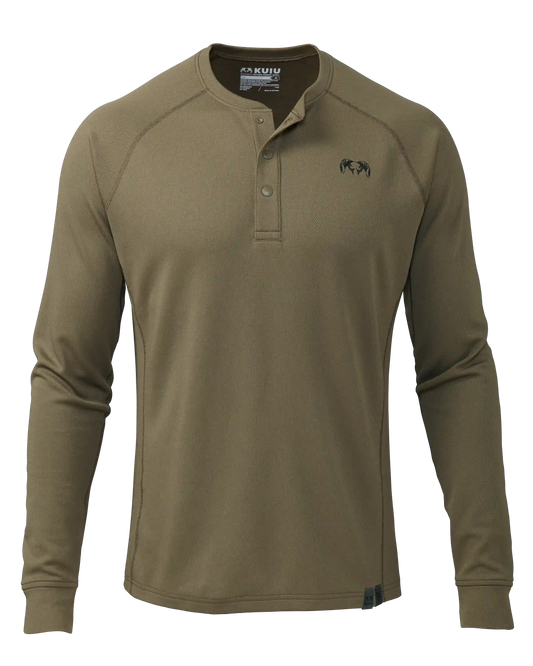 PRO Merino 200 Henley | Ash