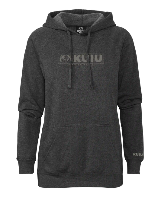 Women's Topo Block Logo Hoodie | Charcoal