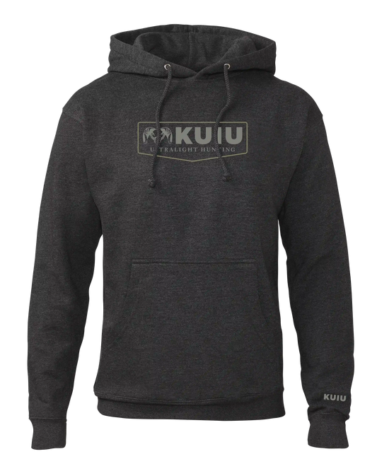 KUIU Shield Logo Hoodie | Charcoal