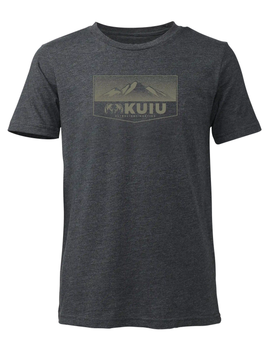 Youth Ultralight Mountain Logo T-Shirt | Charcoal