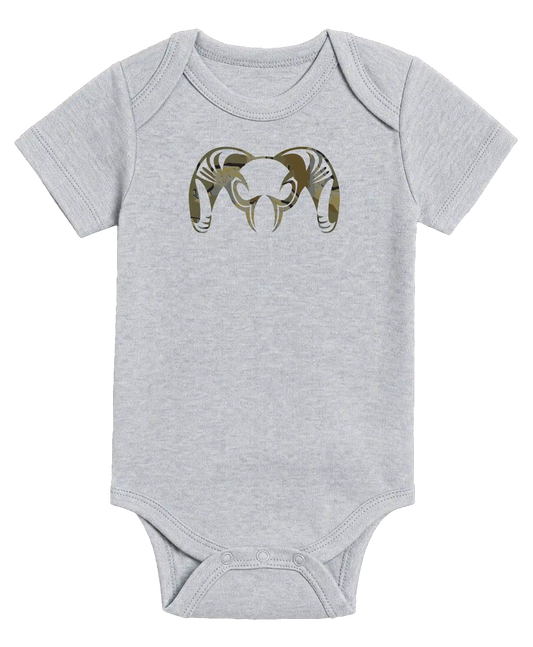 KUIU Valo Ram Baby One-Piece | Heather Grey