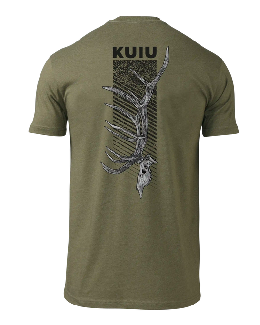 KUIU Elk Skull T-Shirt | Military Green