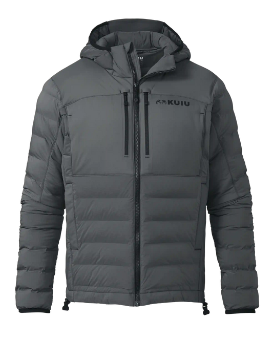 Outlet Flyway Insulated Hooded Jacket | Gunmetal