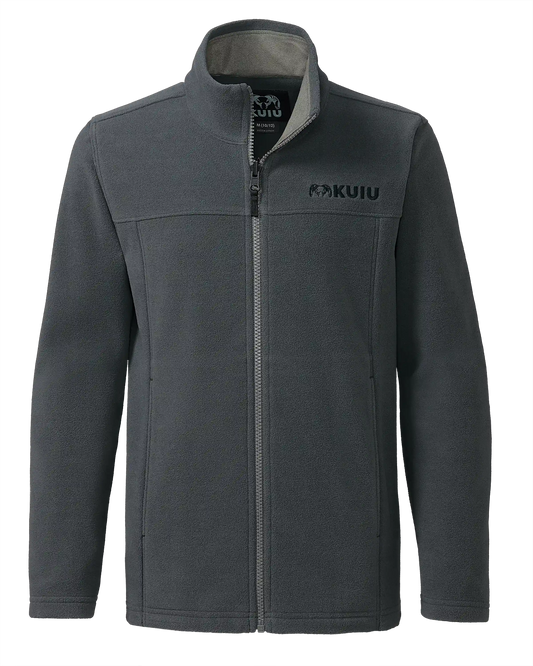 Youth Versa Fleece Full Zip | Gunmetal