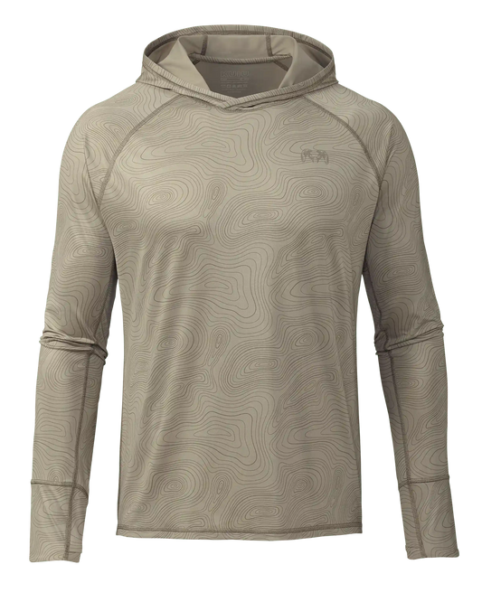Gila LS Hoodie Topo | Bone Topo Print